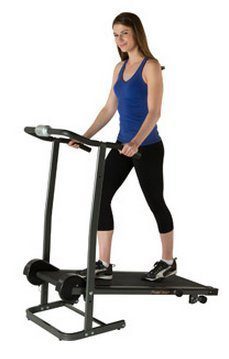 Fitness Reality TR1000 Manual Treadmill with 2 Level Incline and Twin Flywheels by Paradigm Health and Wellness Inc