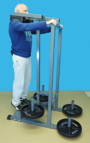 TDS 1000 Rated Standing Calf Unit with Non Slippery Foot Plate & Extra Heavy Shoulder Padding