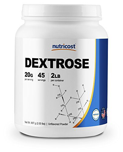Nutricost Dextrose Powder 2 LBS - Pure, Non-GMO, Gluten Free