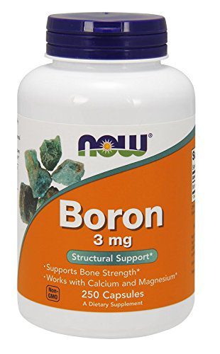 NOW Boron 3 mg,250 Capsules