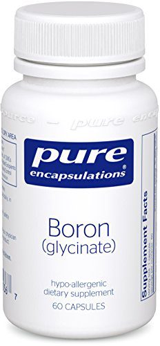 Pure Encapsulations - Boron (Glycinate) - Hypoallergenic Supplement for Healthy Nutrient and Hormone Utilization* - 60 Capsules