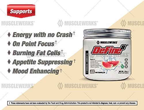 DeFine8 fat burner pre-workout supplement