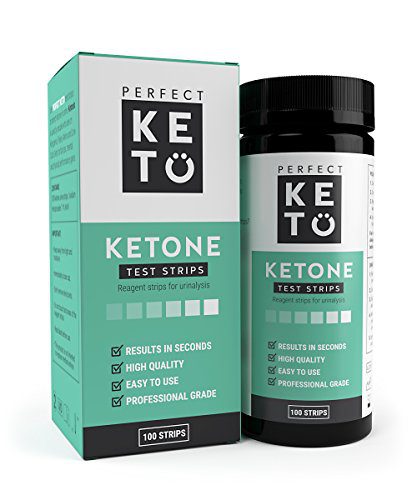 Perfect Keto Ketone Testing Strips: for Ketosis and The Ketogenic Diet, 100 Urine Test Strips