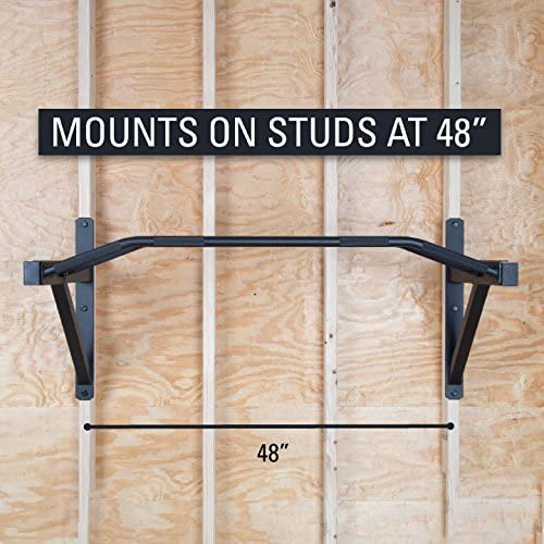 Multi grip wall mounted pull up bar