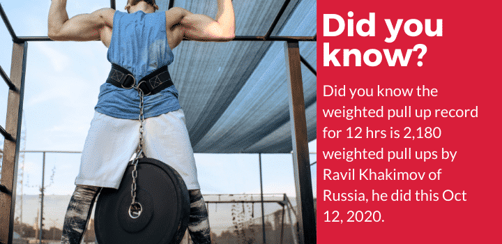 did you know - weighted pull ups