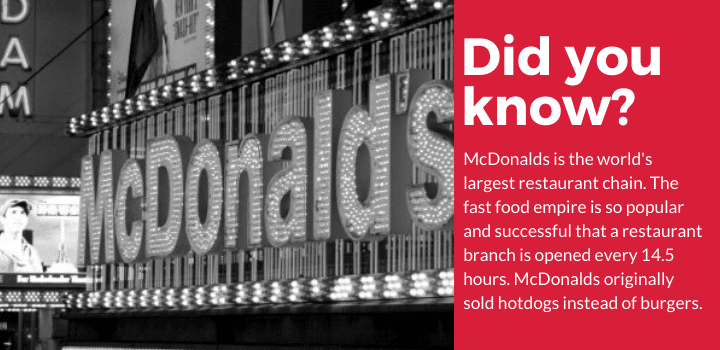 mcdonalds facts