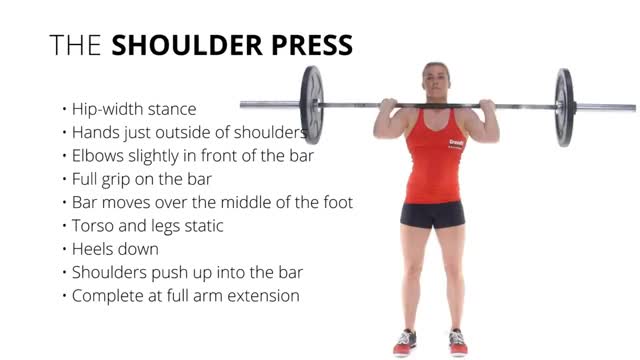shoulder press set up