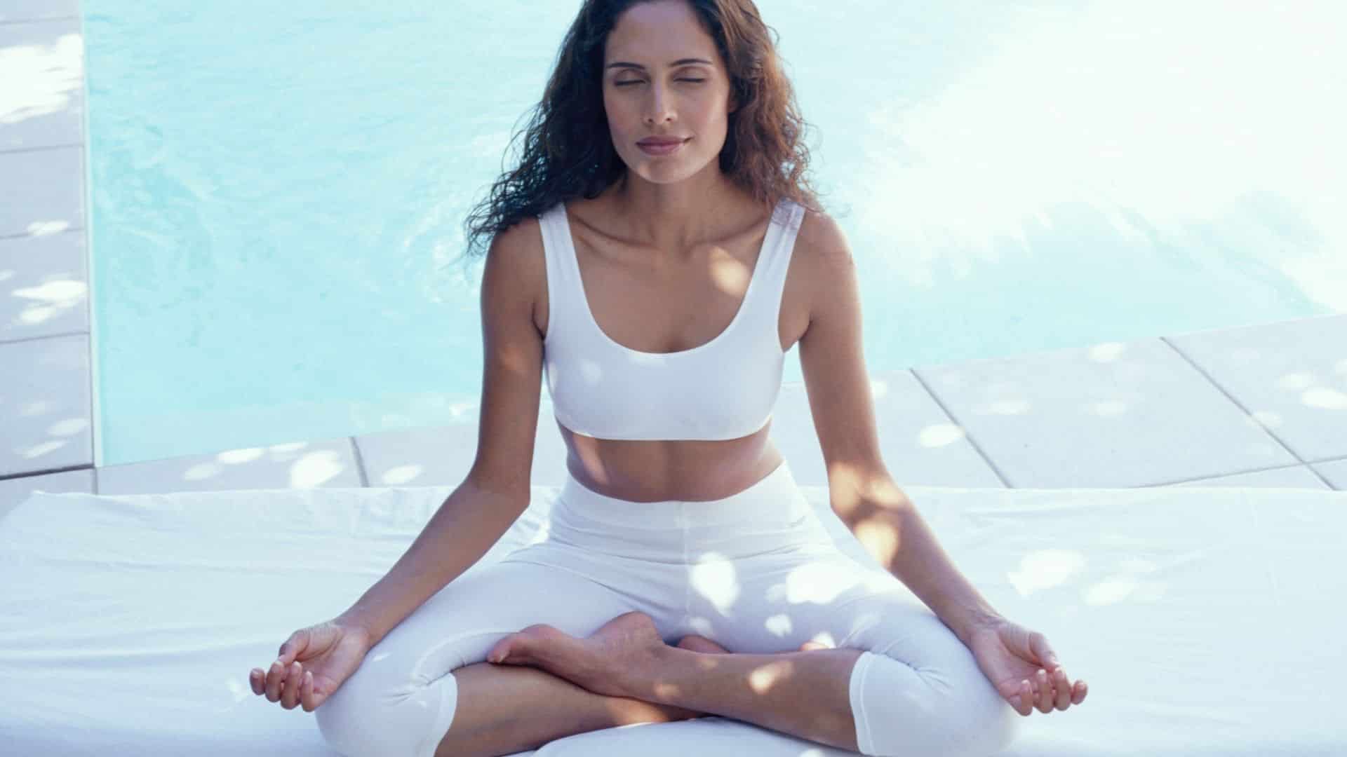 woman meditating for mental clarity